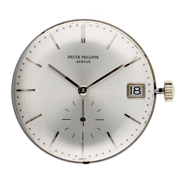 WATCH PATEK PHILIPPE Cal27-460M Movement + Dial Silver SS AT - Picture 1 of 5